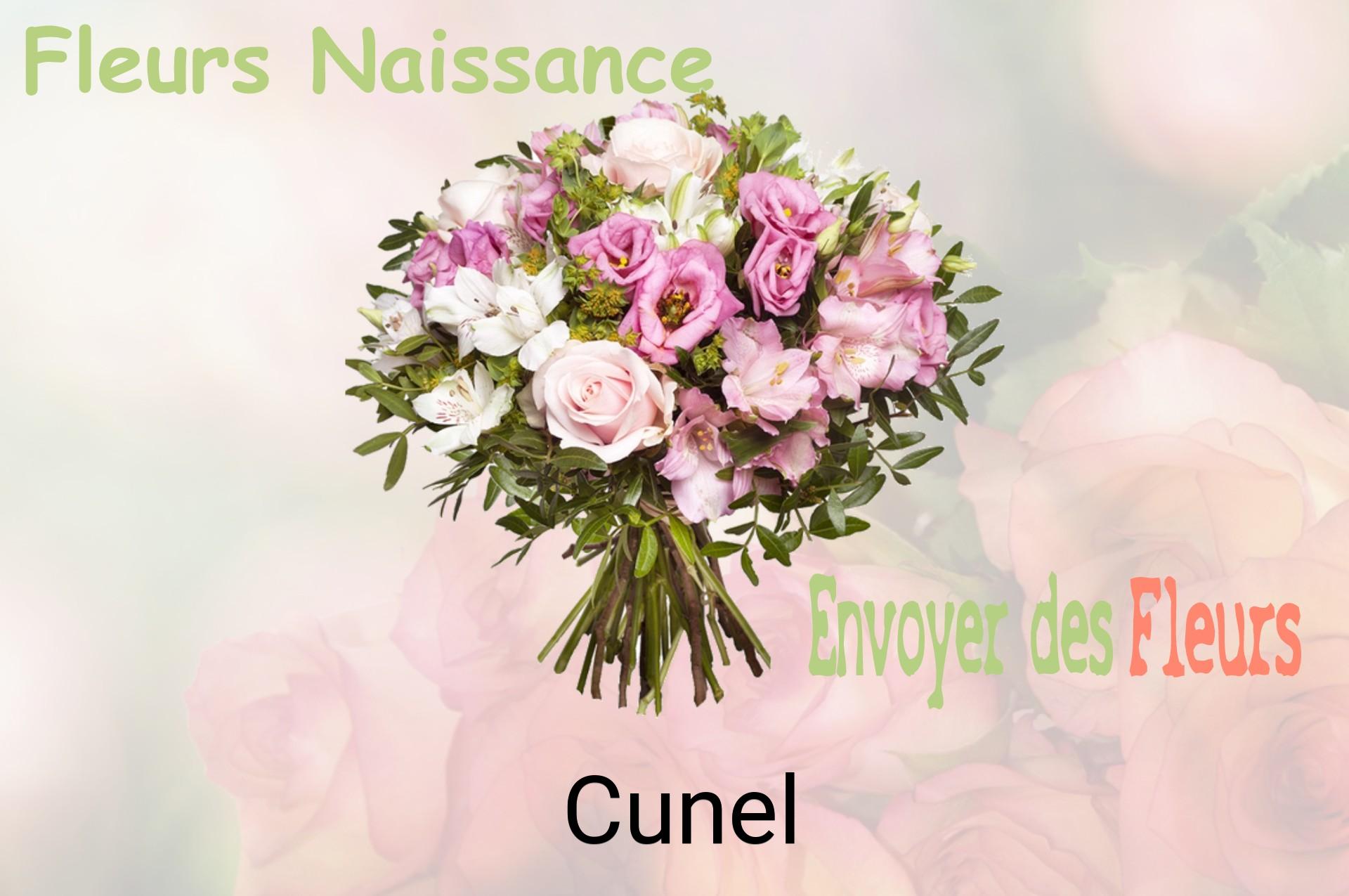 Bouquet de fleurs de naissance livré à Cunel
